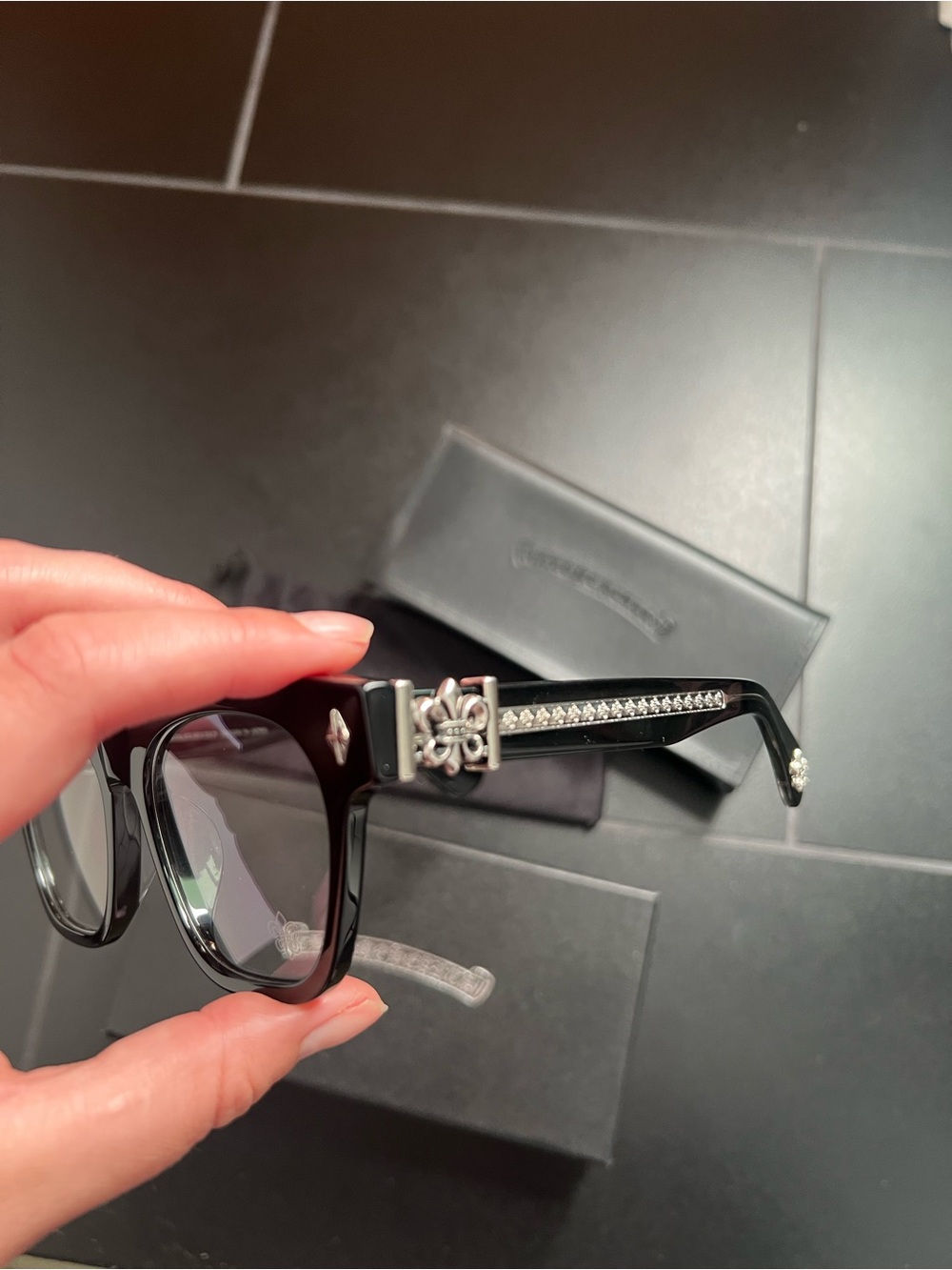 Chrome hearts style glasses